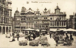BRUXELLES - Grand'Place - Marché Aux Fleurs - Oblitération De 1935 - Thill, Série 1, N° 37 - Mercadillos