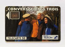 Télécarte France - Conversation à Trois - Non Classificati