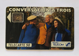 Télécarte France - Conversation à Trois - Unclassified