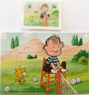 Kinder : Peanuts - Tennis 1993 - Linus + BPZ - Puzzles