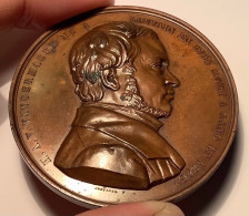 Belgique~MS63 VANDERHAERT PEINTRE: LOUVAIN 1794 MORT GAND 1846 Médaille Par Jouvenel (medal Belgium Art Painter - Ohne Zuordnung