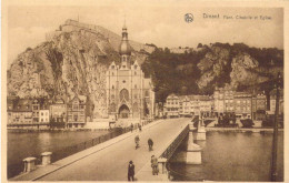 BELGIQUE - Dinant - Pont, Citadelle Et Eglise - Carte Postale Ancienne - Dinant