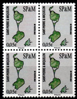 St Pierre Et Miquelon 2022 - Carte De St Pierre Et Miquelon - Bloque De 4 Timbres Neufs // Mnh - Unused Stamps