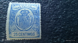 İSPANYA--1950-60--           25C                FISCAL       UNUSED - Nuevos