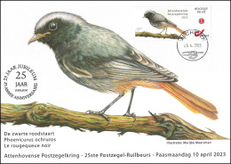 CS/HK - A5 - MYSTAMP° - Cercle D'Ottoncourt/Attenhovense Postzegelkring - Rougequeue Noir/Zwarte Roodstaart - Meersman - Brieven En Documenten