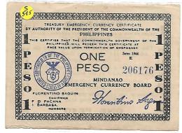 PHILIPPINES Province De MINDANAO  19441 Peso # 515  TTB - Philippines