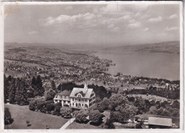Hotel Schönfels - Feusisberg - AUSLAND-FLUGPOST: Gelaufen 1957 Nach BOMBAY (Indien) - Feusisberg