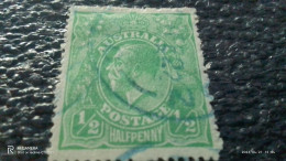 AVUSTRALYA-1918-24        0.50P     GEORGE V.      USED - Used Stamps