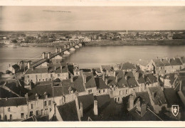 CPA 45 JARGEAU Pont Sur La Loire En 1947 Superbe Pour Paris Rue D'Annam - Jargeau