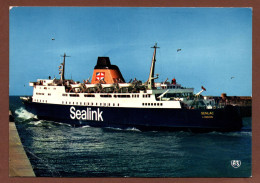 (RECTO / VERSO) DIEPPE - LE CAR FERRY SENLA -  CPSM GF - 76 - Tankers