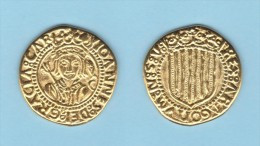 JUAN II De Aragon  1.453-1.464 Escudo Oro  SC/UNC  Réplica   T-DL-11.236 - Valse Munten