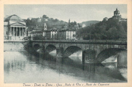 ITALIE - Torino - Ponte In Pietra - Gran Madre Di Dio E Monte Dei Cappuccini - Carte Postale Ancienne - Andere Monumenten & Gebouwen