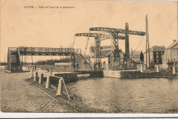 LUTTRE  PONT DU CANAL ET LA PASSERELLE        2 SCANS - Pont-à-Celles