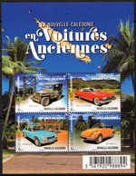 Nouvelle-Calédonie 2022 - Voitures Anciennes, Peugeot 504, Vw Cox, Jeep Willis Et Cadillac Eldorado - BF Neuf // Mnh - Ungebraucht