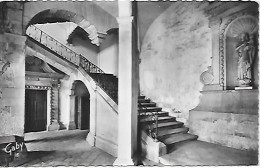 CPSM Celles-sur-Belle Vestibule Et Grand Escalier De L'Abbaye XVIIe S. - Celles-sur-Belle