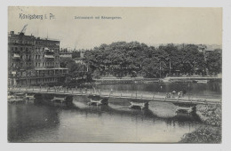 Königsberg I. Pr. Schlossteich Mit Börsengarten, Gelaufen 1907y.  G631 - Ostpreussen