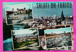 290913 / Italy - Torino (Turin) - Piazza Castello Lato Monumento Duca D'Aosta Panorama Piazza S. Carlo Bus Car PC 48 - Collections & Lots