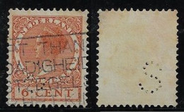 Netherlands 1913/1954 Stamp Perfin S By HaagscheKiosk Company (Segboer) From Gravenhage Lochung Perfore - Gezähnt (perforiert)