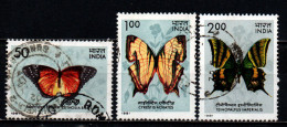 INDIA - 1981 - Butterflies - USATI - Oblitérés