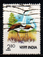 INDIA - 1980 - OTARDE INDIANE - USATO - Oblitérés