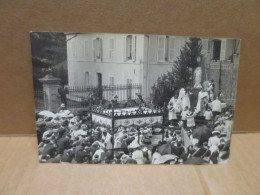 Carte Photo Fete Religieuse Reposoir Animation - To Identify