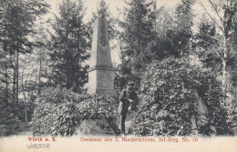 67 - WOERTH A S. - Denkmal Des 3 Niederschles Inf Reg  Nr 50 - Woerth