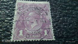 AVUSTRALYA-1915-23        1P     GEORGE V.      USED - Usati