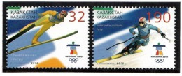 Kazakhstan 2010 . WO Games Vancouver 2010. 2v: 32, 190.  Michel # 671-72 - Kasachstan