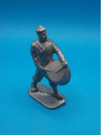 Figurine Aluminium Soldat Quiralu Français Marin Défilant Avec Tambour - Armée Militaire Guerre Matelot Défilé Marine - Quiralu