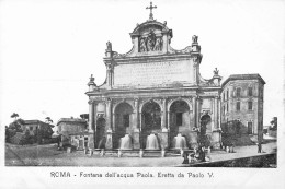 ITALIE - Roma - Fontana Dell'acqua Paola. Eretta Da Paolo V - Carte Postale Ancienne - Andere Monumente & Gebäude