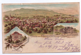 LITHO Gruss Aus OBERUZWIL Gel. 1899 N. Illnau - Uzwil