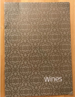 KLM Business Class Wines Menu - Menu Cards