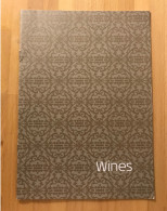 KLM Business Class Wines Menu - Menu Kaarten