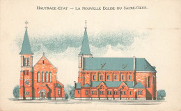 HAUTRAGE ETAT - La Nouvelle Eglise Du Sacré-Coeur - Saint-Ghislain