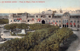 ARGENTINE - Buenos Aires - Plaza De Mayo Y Casa De Gobierno - Carte Postale Ancienne - Argentinië