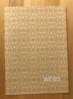 KLM Business Class Wines Menu - Menu Cards