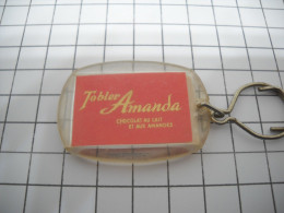 3175  Porte Clefs Clé  Chocolat TOBLER AMANDA Chocolat Au Lait Et Aux Amandes - Key-rings