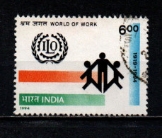 INDIA - 1994 - ILO - ORGANIZZAZIONE INTERNAZIONALE DEI LAVORATORI - 75° ANNIVERSARIO - USATO - Gebruikt