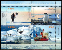 ARGENTINA 2022. Antarctica, Icebreaker, Penguin, Landscape, Etc. Souvenir Sheet, Mint NH - Nuevos