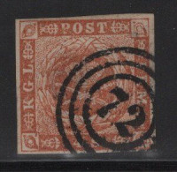 Danemark - N°4 - Obliteres 72 Thisted - Used Stamps