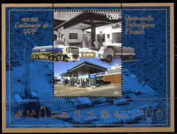 ARGENTINA 2022. 100th Anniversary Of YPF (petrol), Souvenir Sheet Mint NH - Nuovi