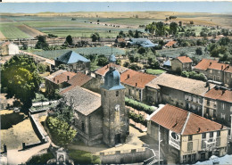 Spincourt (55 Meuse) En Avion Au Dessus De ... L'église - édit. Lapie CPSM N&B Colorisée GF - Spincourt