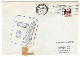 1976 USA, United States, US - Christian Radich Ship - DEFECT - Envelope - - Andere & Zonder Classificatie