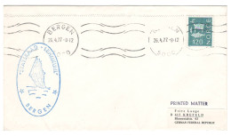 1977 Norway, Norge - Statsraad Lehmkuhl Vessel Cover - Envelope - - Lettres & Documents