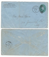 1894 USA, United States, US - New York - Stationery, Envelope - - ...-1900