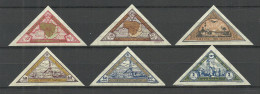 LITAUEN Lietuva Lithuania 1932 = 6 Values From Set Michel 324 - 331 B * - Timbres