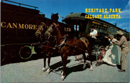 Canada Calgary Heritage Park Buggy And Train - Calgary