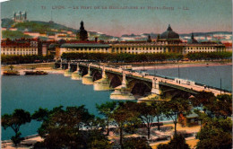 (2 Q 15) VERY OLD - France - Lyon Pont Et Hotel Dieu - Ponts