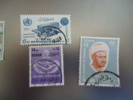 SUDAN  USED STAMPS  3 ANNIVERSARIES - Soudan (1954-...)