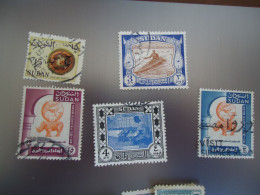 SUDAN  USED STAMPS   5 LOT - Soudan (1954-...)